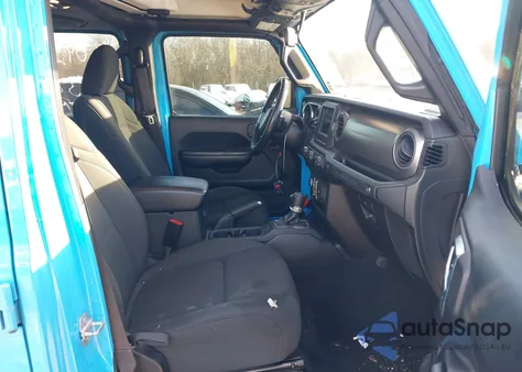 2021 Jeep Wrangler Unlimited Willys 4X4 z USA, uszkodzony, nr VIN 1C4HJXDG8MW620095